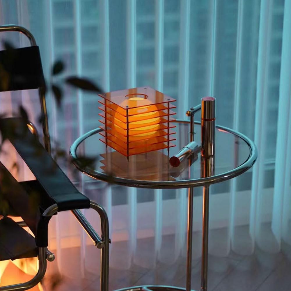 Lampada da Tavolo, Design Moderno in Resina, Attacco G9, 20×20 cm, Lampada Decorativa per Camera da Letto, Soggiorno e Studio (Lampadina non Inclusa) D07