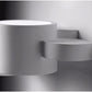 TEKHONE Applique da Parete in Gesso Bianco Moderno, Doppia Emissione di Luce, Attacco G9, Verniciabile, Lampada da Muro per Soggiorno Camera Corridoio – GS-E77