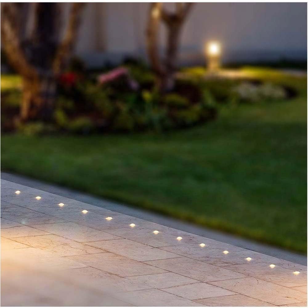 Faretti da Incasso da Esterno IP67 LED 0.5W, Luci Segnapasso per Giardino/Scala/Sentiero, Corpo in Acciaio Inox, Ø26mm – 3000K/4000K -210