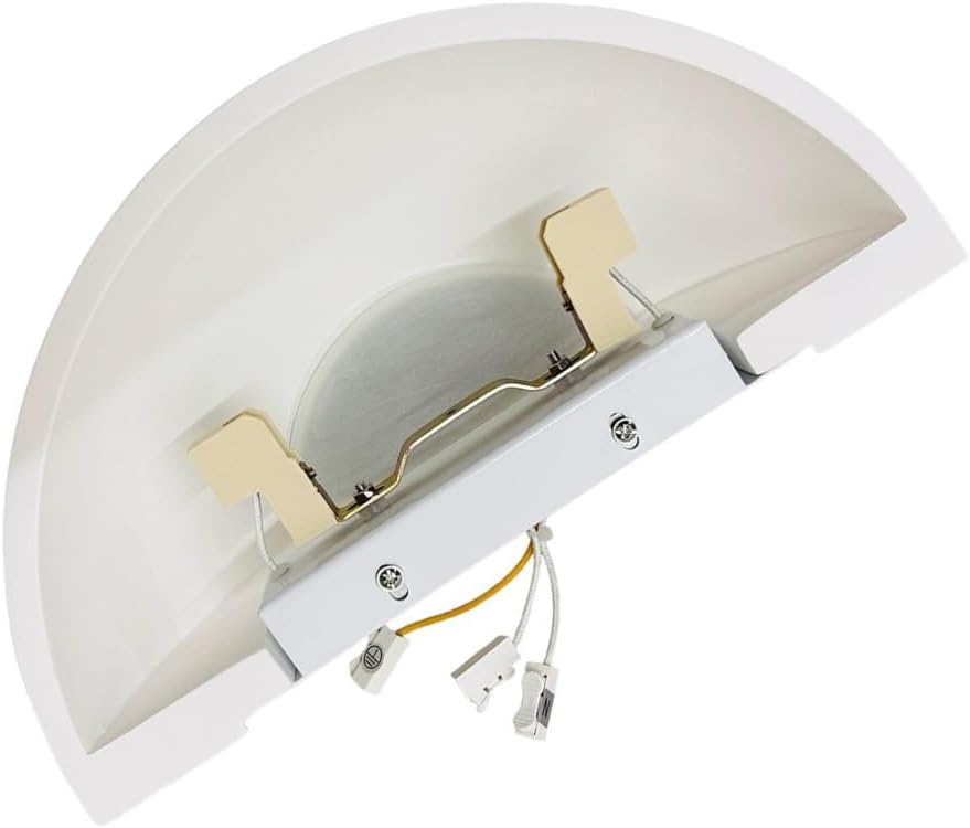TEKHONE Applique da Parete in Gesso Bianca, Lampada da Muro Design Moderno, Luce Indiretta Up & Down, Attacco R7S, Verniciabile per Interni – GS-E72