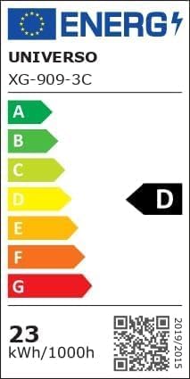 Plafoniera LED 23W IP65 CCT 3000K-4000K-6500K, Lampada LED da Soffitto Rotonda Impermeabile 3450LM in ABS+PC, per Bagno, Corridoio, Garage e Esterno – Bianco/Nero  XG-909