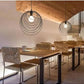 Lampadario A Sospensione Nero E27 Lampada Geometrica da Soffitto Decorativa B86