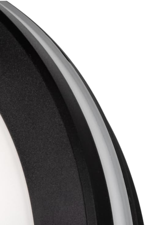 Plafoniera LED IP65 29W CCT 3000K-4000K-6500K Ø235mm, Lampada da Soffitto per Interno/Esterno, Ultra Luminosa 3940LM, Colore Nero/Bianco, ESS-02
