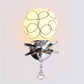 TEKHOME Applique da parete moderna Zona pranzo Illuminazione da parete Lampada da parete in ferro Ombrello in vetro Faretto da parete Sala da pranzo E10
