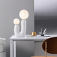Lampada da Tavolo Design  – Attacco G9, Lampada Decorativa Moderna in Resina, Stile Artistico per Soggiorno, Camera da Letto, Comodino D14