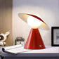 Lampada da Tavolo E27  – Design Moderno con Paralume Inclinato, Lampada da Comodino in Metallo, per Camera da Letto, Soggiorno, Studio   D13