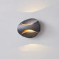 TEKHOME Applique LED da Muro 6W Moderno Interno, Lampada da Parete con 3 Colori Selezionabili 3000K-6500K, Design Decorativo Bianco/Nero AQ15