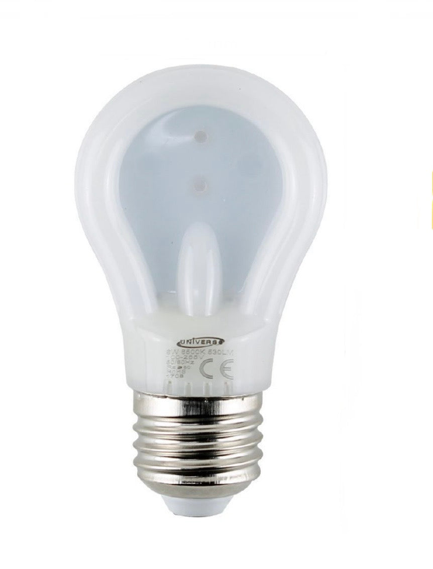Lampadine LED E27 6W Mini, Confezione da 5 Pezzi, 530LM,LUCE3000K/ 4000K/6500K, Lampadina Compatta a Basso Consumo 85-265V, Modello A70-08