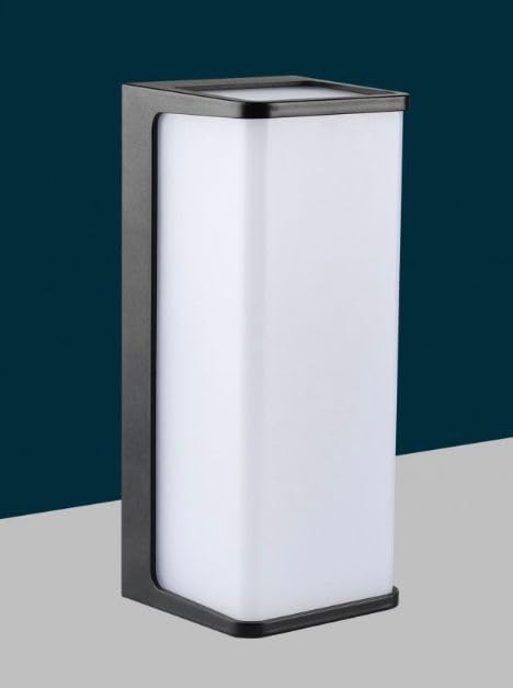 Applique da Esterno LED IP65 10W – Lampada da Parete Moderna Rettangolare per Esterno e Interno, 3000K/4000K/6500K, Bianco o Nero, 950 Lumen, Impermeabile 643