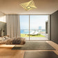 TEKHOME Plafoniera a led da interno moderna a soffitto forma quadrata 3D lampada adatta per camera da letto salone soggiorno solotto cucina locali commerciali 75W (Quadrata 3d - 3 Colori) C68-3C