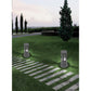 Lampada da Giardino LED IP65 12W 600LM | Paletto Luminoso per Esterno in Alluminio | Luce Calda/Naturale/Fredda | Grigio – Serie ES59