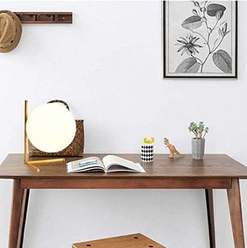 Lampada da Tavolo Moderna G9, Lampada Design con Sfera Opalina e Struttura Oro Bronzo, Luce da Comodino Elegante per Camera da Letto Salotto Studio, Lampadina Non Inclusa D34