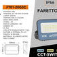 Faro LED Esterno CCT IP66 – 10W/20W/30W/50W/100W/200W – Selettore 3000K-4000K-6500K – Faretto LED da Esterno in Alluminio, Bianco o Grigio FT01