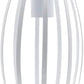 Lampadario da soffitto pendente a sospensione di forma ovale nero o bianco portalampada con attacco e27  A34