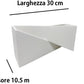 TEKHONE Applique in Gesso da Parete Moderna Biemissione, Verniciabile, Attacco 2xG9, Luce Decorativa per Soggiorno Camera Corridoio – GS-E73
