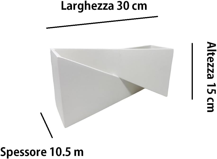 TEKHONE Applique in Gesso da Parete Moderna Biemissione, Verniciabile, Attacco 2xG9, Luce Decorativa per Soggiorno Camera Corridoio – GS-E73