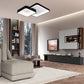 TEKHOME Plafoniera da soffitto a led 58 watt due quadrati lampadario cct tre colorazioni da 3000k a 6500k ideale per soggiorno, camera da letto, cucina e studio C59 (