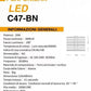TEKHOME Plafoniera LED Moderna -4400LM-55 Watt Finitura Bianca Luce Naturale Fredda Calda C47