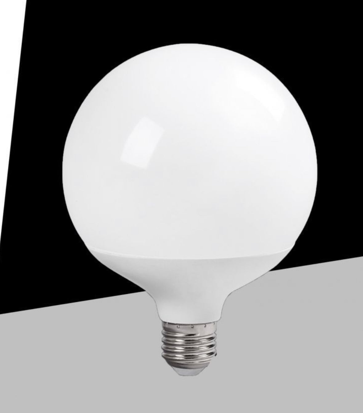 Lampadine LED E27 G125 24W, Confezione da 6 Pezzi, 2500LM, Globo Grande Ø125 mm, Naturale 4000K, CRI>80, Angolo 220°, Risparmio Energetico, Modello G125-24W