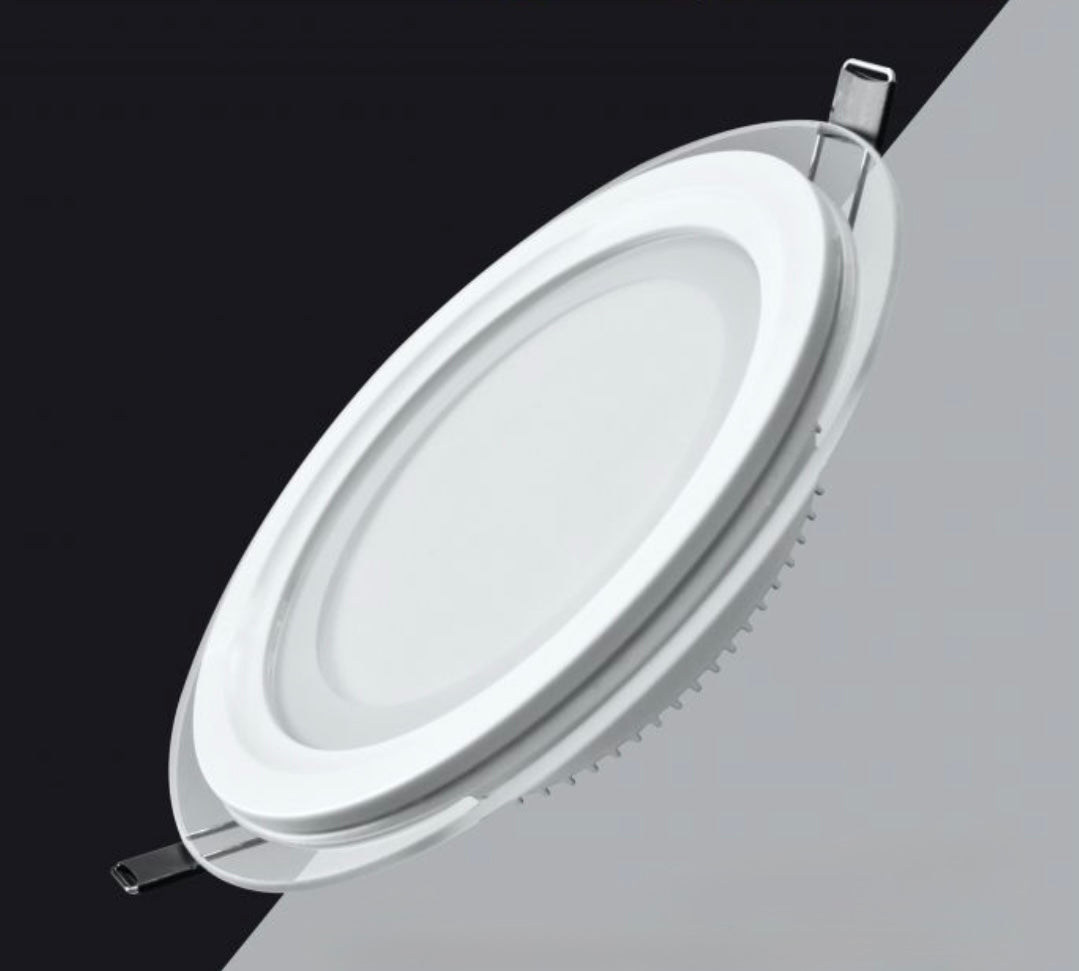 Faretto LED da Incasso Rotondo 12W 1100LM, 3 Colori Selezionabili 3000K 4000K 6500K, Pannello LED da Soffitto, Diametro 160 mm, Foro 125 mm, Fascio 120°, CRI≥80, 1 Pezzo, P-125E-T3C