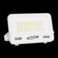 Faro LED Esterno CCT IP66 – 10W/20W/30W/50W/100W/200W – Selettore 3000K-4000K-6500K – Faretto LED da Esterno in Alluminio, Bianco o Grigio FT01