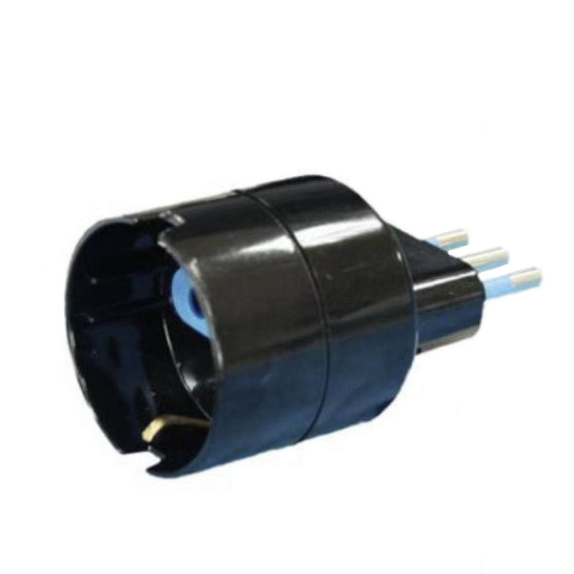 5 Pezzi –Adattatore Spina Schuko 10A 2P+T – Presa Schuko con Terra, Nero, Connettore Elettrico per Casa, Ufficio e Lampade – XSL1101N