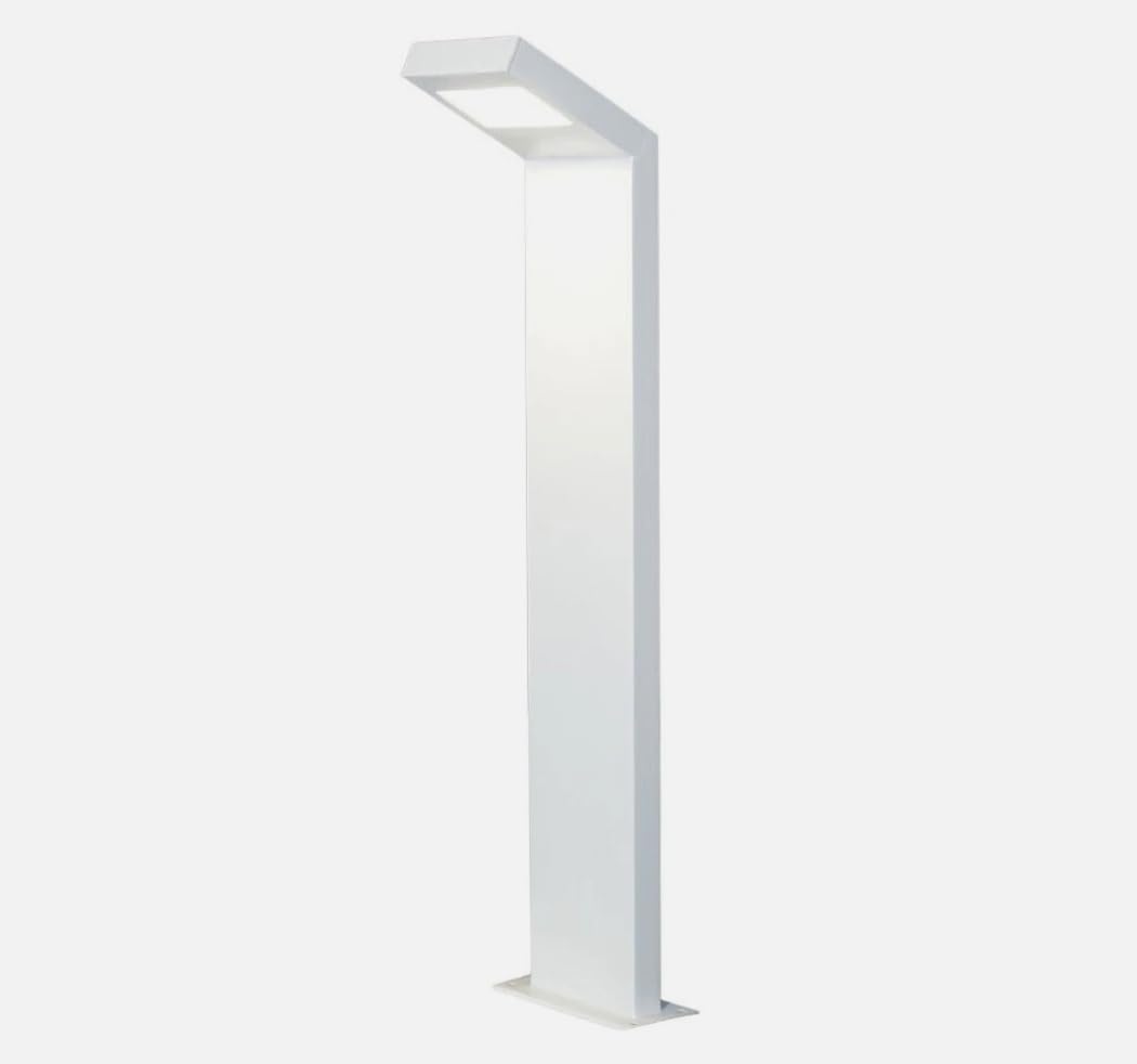 Lampione da Giardino Moderno 10W, Paletto Luce LED Esterno 4000K, IP54 Impermeabile, H580mm, Lampada da Esterno per Vialetti, Cortile, Giardino – Alluminio 954PA-H580