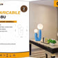 Lampada da Tavolo Design  – Attacco G9, Lampada Decorativa Moderna in Resina, Stile Artistico per Soggiorno, Camera da Letto, Comodino D14