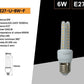 Lampadine LED E27 6W, Confezione da 10 Pezzi, 540LM, 3000K/4000K/6500K, Luce Calda, Naturale e Fredda, Lampadina LED a U, CRI>80, Illuminazione 360°, Risparmio Energetico, Modello E27-U-6W