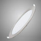 Faretto LED da Incasso 6W 480LM, Pannello LED Rotondo Ultrasottile Ø120mm, Foro Ø105mm, Luce Calda 3000K, Fascio 120°, CRI≥80, Bianco, 1 Pezzo, P-105A-AC