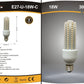 Lampadine LED E27 18W, Confezione da 10 Pezzi, 1800LM, 3000K Luce Calda, Lampadina LED a U, Fascio Luminoso 360°, CRI>80, Basso Consumo Energetico, Non Dimmerabile, Modello E27-U-18W-C
