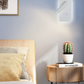TEKHOME Applique da Parete LED 6W con Interruttore, Lampada da Comodino Orientabile, Luce 3000K-6500K Design Moderno in Alluminio, per Camera da Letto e SoggiornoE20