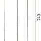 Lampione da Giardino 74cm IP44 per Esterno, Attacco E27, Palo Luce da Esterno in Alluminio, Lampada da Cortile/Viale/Terrazza – Nero/Bianco (Senza Lampadina) 740