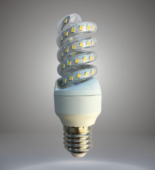 Lampadine LED E27 11W, Confezione da 10 Pezzi, 1100LM, 3000K/4000K/6500K, Lampadina LED a Spirale, Luce Calda/Naturale/Fredda, CRI>80, Illuminazione 360°, Risparmio Energetico, E27-S-11W