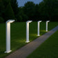 Lampione da Giardino Moderno 10W, Paletto Luce LED Esterno 4000K, IP54 Impermeabile, H580mm, Lampada da Esterno per Vialetti, Cortile, Giardino – Alluminio 954PA-H580