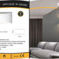 TEKHONE Applique da Parete in Gesso Verniciabile, Lampada da Muro Design Moderno, Attacco G9, Luce Diretta e Indiretta per Soggiorno Camera da Letto Corridoio – GS-E14