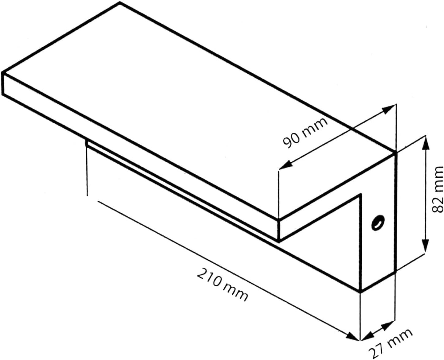 Applique da Esterno LED 10W IP54 – Lampada da Parete Moderna in ABS+PC, 1000LM, 3 Colori CCT Regolabile, Colore Nero o Bianco, per Facciate, Giardini e Balconi B82