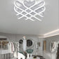 TEKHOME Plafoniera da Soffitto LED 58 W Lampadario Moderno Luce 6500k 4000k 3000k C41