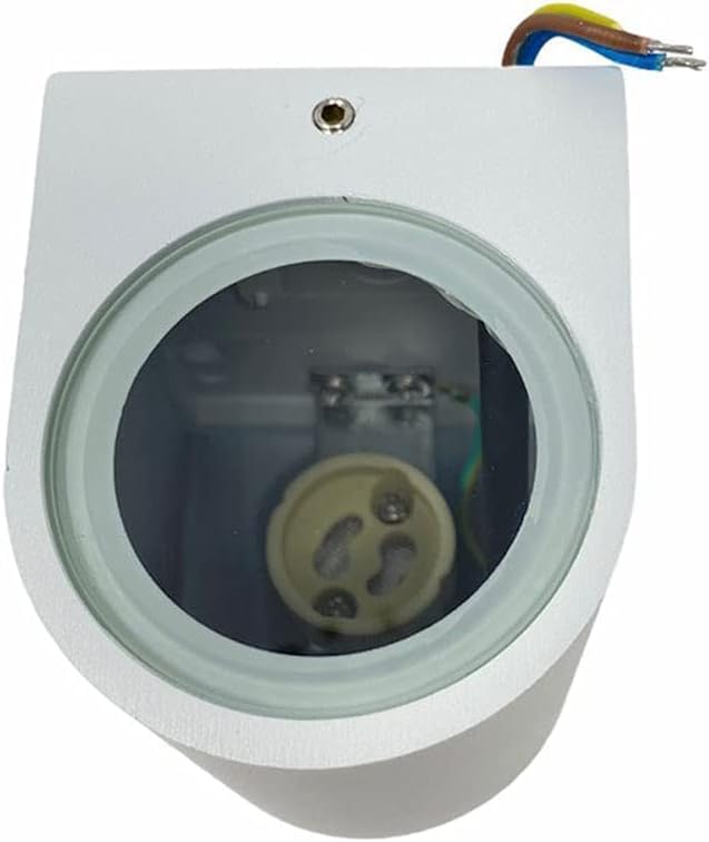 Applique da Esterno 1xGU10 IP65 – Lampada da Parete Impermeabile in Alluminio Verniciato, Luce Diretta, Ideale per Giardino, Balcone e Facciata, Senza Lampadina ES53