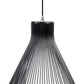 Lampadario da soffitto a goccia sospensione bianco e nero portalampada E27 arredamento moderno B18