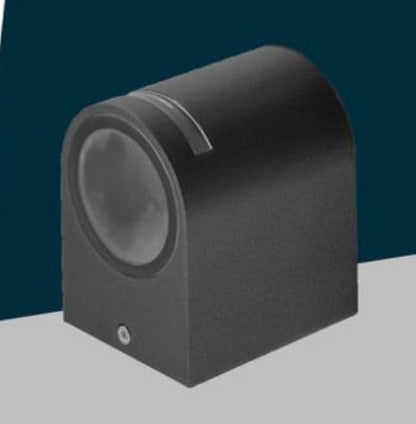 Applique da Esterno GU10 IP54 – Lampada da Parete Moderna in Alluminio per Esterno e Interno, Senza Lampadina, Compatibile con LED GU10, Design Rotondo, 1x15W Max GN-WL061