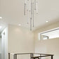 Lampadario Cascata moderno 105w  bianco/nero LP-45