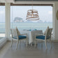 Lampadario a Sospensione E27 Moderno, Lampada a Soffitto Design Industriale in Metallo per Cucina Isola Tavolo da Pranzo, Stile Minimal con Paralume a Spirale, No Lampadina A08