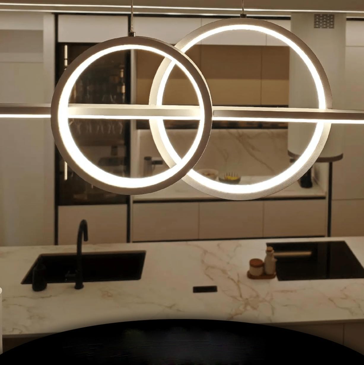 Lampadario a Sospensione LED Lunaris 48W LP-42