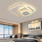 TEKHOME Plafoniera LED 48W Design Quadrato Sovrapposto Bianca Stile Moderno per Interni IP20 per Corridoio Soggiorno Camera da Letto C31-3C