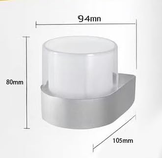 Applique da Esterno 7W 3000K IP65 – Lampada da Parete Impermeabile in Alluminio, Luce Calda, Design Moderno, Ideale per Facciata e Balcone ES57