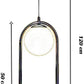 Lampadario Moderno con Attacco G9 - Sospensione Elegante per Interni - Design Minimalista - Ideale per Cucina, Sala da Pranzo, Camera A33