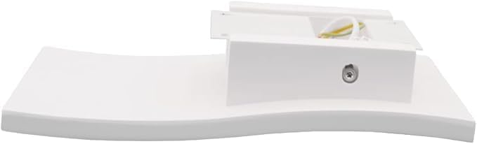 Applique da Parete in Gesso Bianco E14 Design Moderno Verniciabile per Interni GS-E86