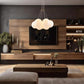 Lampadario a sospensione 7 sfere g9 sfera color bianco bronzo LP-84-7