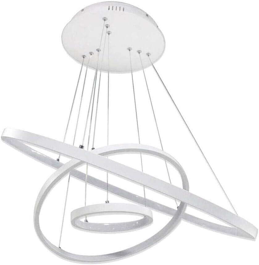 TEKHOME Lampadario a sospensione 51 watt led 3 tonalita luce bianca calda naturale A64-3C